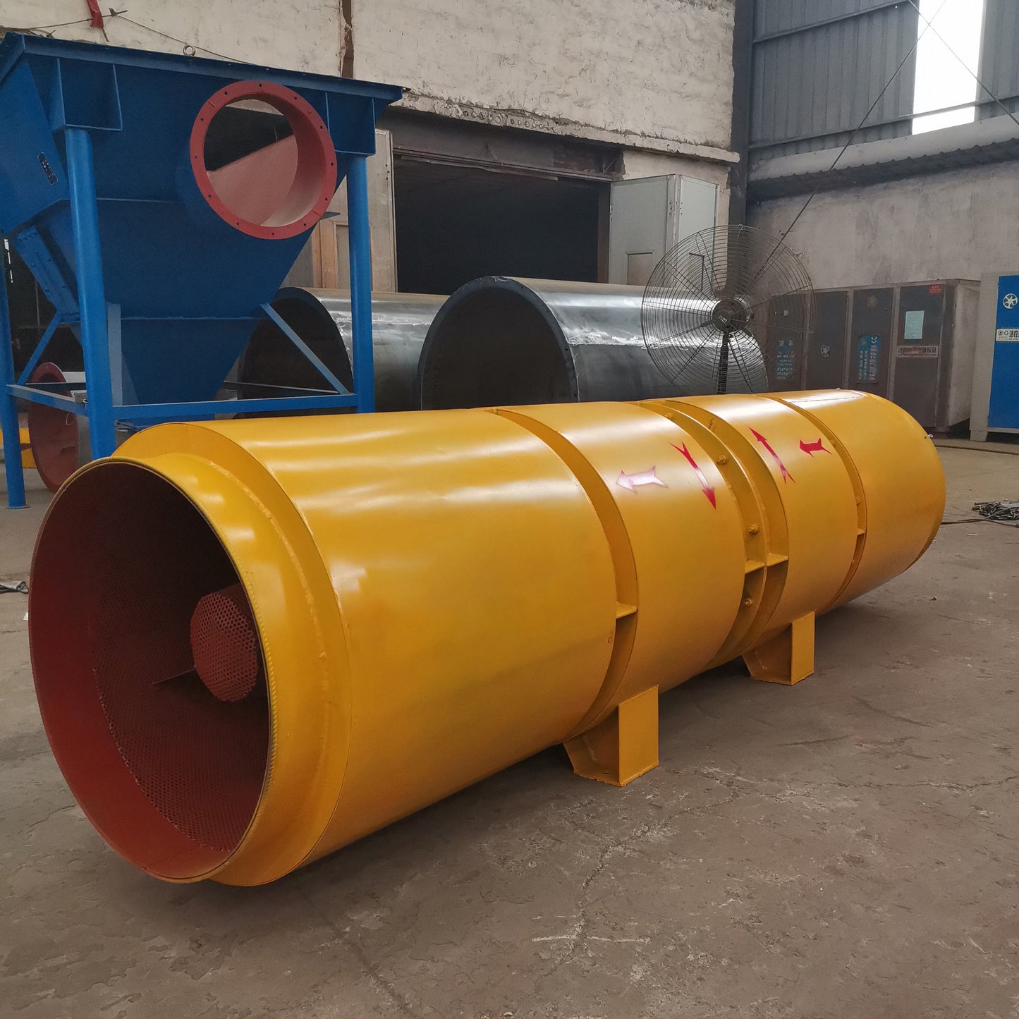 Tunnel fan tunnel excavation construction tunnel mining smoke exhaust ventilation ventilation fan tunnel counter-rotating axial flow