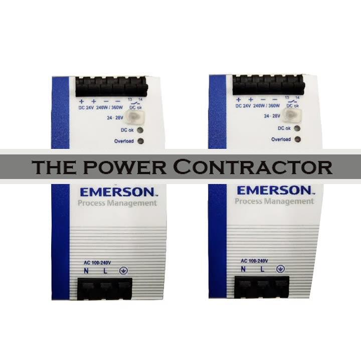 EMERSON VS3202 Manufacturer provides modules - Power Contractor