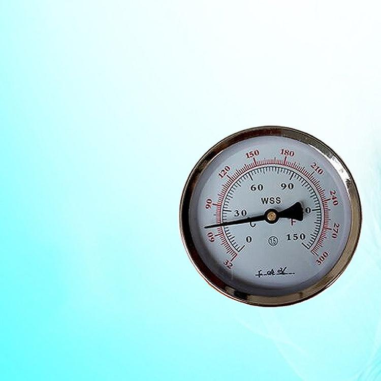 Bimetal thermometer wss401/411 axial universal radial type thermal sleeve stainless steel electric contact with remote transmission - Power Contractor